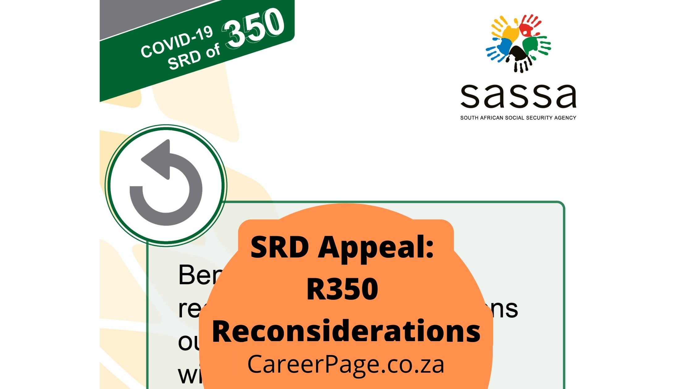 How To Do Appeal For R350 SRD
